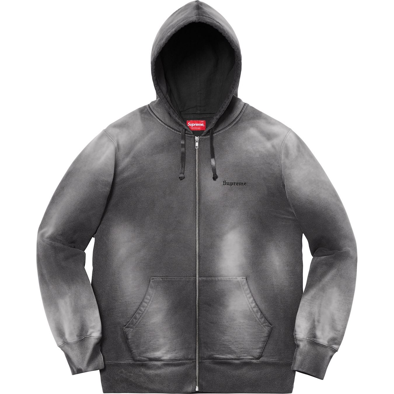 Bleached Zip Up Sweatshirt view 10